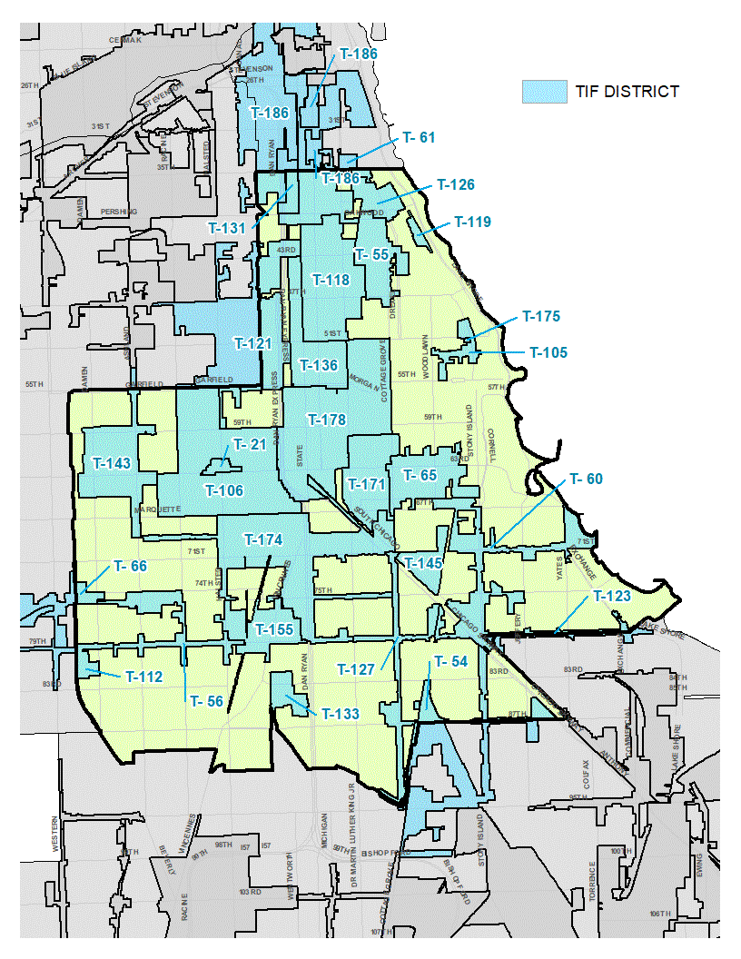 South Side TIF District Map